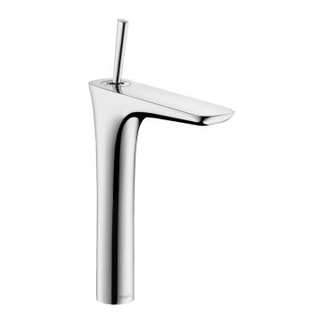Baterie lavoar inalta Hansgrohe PuraVida 240 crom cu ventil push-open