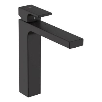 Baterie lavoar inalta Hansgrohe Vernis Shape 190 negru mat cu ventil pop-up
