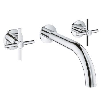 Baterie lavoar incastrata Grohe Atrio 3 elemente crom