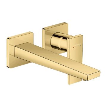 Baterie lavoar incastrata Hansgrohe Metropol 225 auriu lustruit