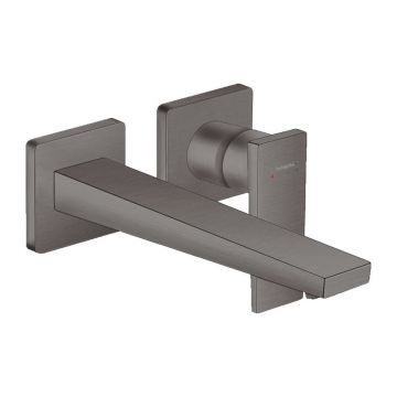 Baterie lavoar incastrata Hansgrohe Metropol 225 negru - crom periat