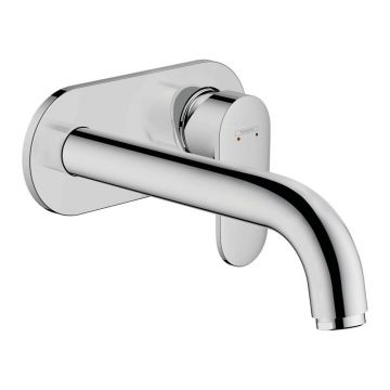 Baterie lavoar incastrata Hansgrohe Vernis Blend cu pipa 205 mm crom