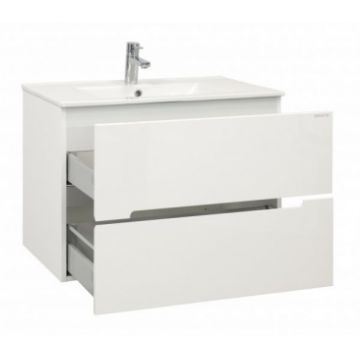 Baza lavoar Oristo Silver 90x45xH55 cm alb lucios Baza lavoar Oristo Silver 90x45xH55 cm alb lucios