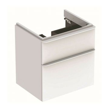 Dulap baza pentru lavoar suspendat Geberit Smyle Square 2 sertare 59 cm Dulap baza pentru lavoar suspendat Geberit Smyle Square 2 sertare 59 cm