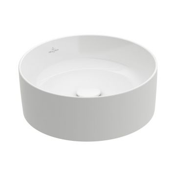 Lavoar pe blat Villeroy&Boch Collaro rotund 40 cm alb