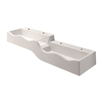 Lavoar pentru copii patru baterii Geberit Bambini 180 cm spalator mai adanc dreapta