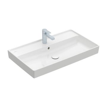 Lavoar suspendat Villeroy&Boch Collaro dreptunghiular 80 cm alb