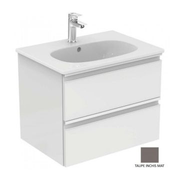 Mobilier baza Ideal Standard Tesi 60 x 49 x 44 cm, cu doua sertare, grej