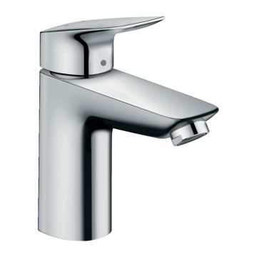 Baterie lavoar Hansgrohe Logis 100 cu ventil Push-Open crom