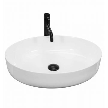 Lavoar pe blat REA Queen Alb 55 cm