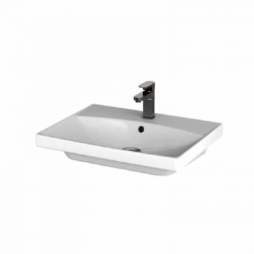 Lavoar pentru mobilier Cersanit City 60 cm Alb