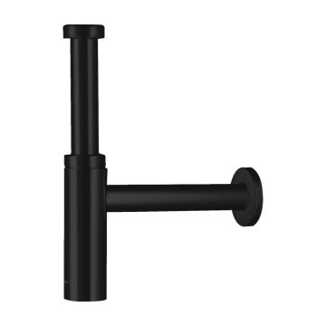 Sifon estetic pentru lavoar Hansgrohe Flowstar S negru mat