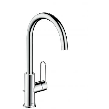 Baterie lavoar Hansgrohe Axor Uno 240 inalta corp 23 8 cm crom