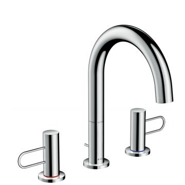 Baterie lavoar Hansgrohe Axor Uno din 3 elemente ventil pop-up