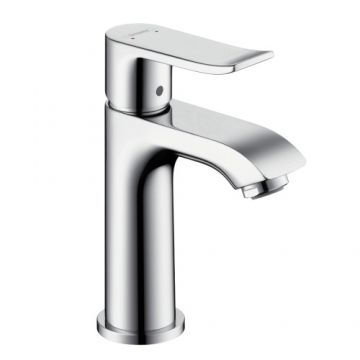 Baterie lavoar Hansgrohe Metris 100 ventil pop-up crom