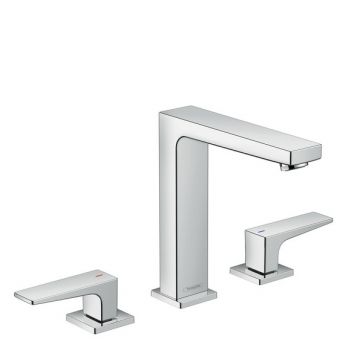 Baterie lavoar Hansgrohe Metropol 160 din 3 elemente ventil push-open