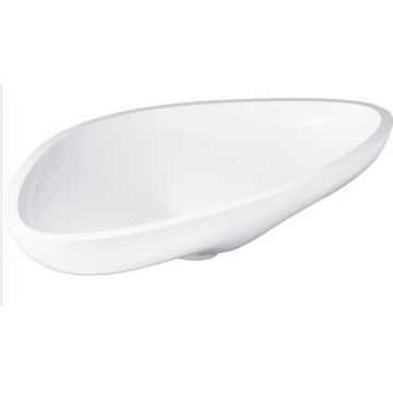 Lavoar asimetric tip bol Hansgrohe Axor Massaud 57cm fara orificiu baterie fara preaplin montare pe blat