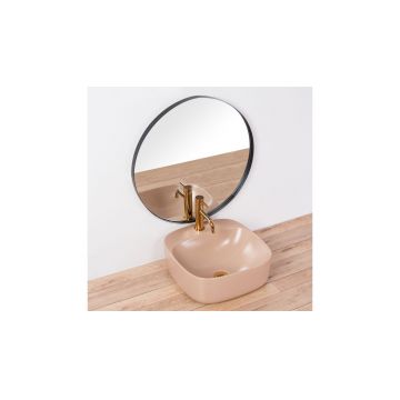 Lavoar Luiza beige ceramica sanitara - 42 cm