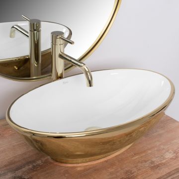 Lavoar Pamela Gold ceramica sanitara - 53 cm