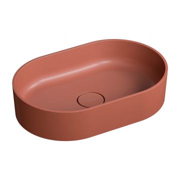 Lavoar pe blat Omnires Ovo M+ Terracotta