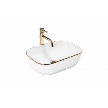 Lavoar pe blat REA Belinda Gold Edge 46 cm