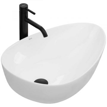 Lavoar pe blat REA Greta Alb 65 cm