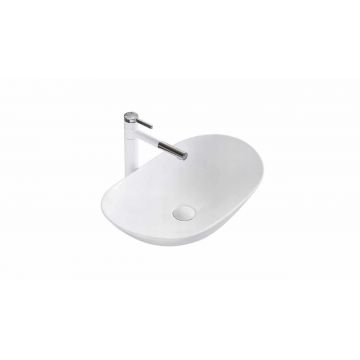 Lavoar pe blat REA Royal Alb 62 cm