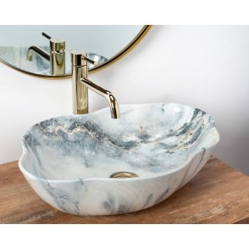 Lavoar Pearl granit ceramica sanitara - 51,5 cm