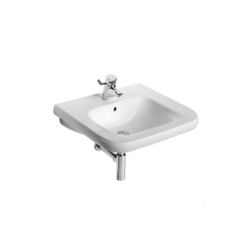 Lavoar pentru persoane cu dizabilitati Ideal Standard Contour 21 55x54 5cm cu orificiu pentru baterie