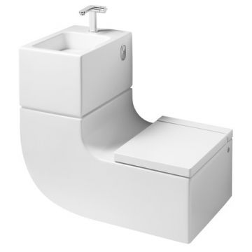 Set concept Roca W+W contine lavoar baterie lavoar vas wc si capac