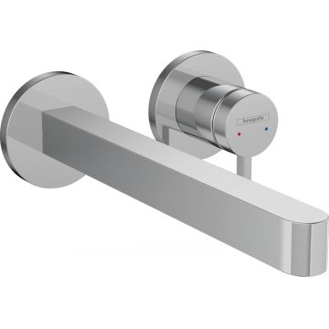 Baterie lavoar Hansgrohe Finoris cu pipa 228mm montaj incastrat necesita corp ingropat crom