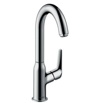 Baterie lavoar Hansgrohe Novus 240 cu pipa rotativa ventil pop-up