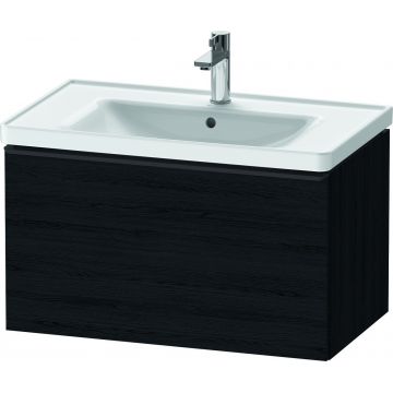 Dulap baza Duravit D-Neo cu 1 sertar pentru lavoar 80cm Black Oak