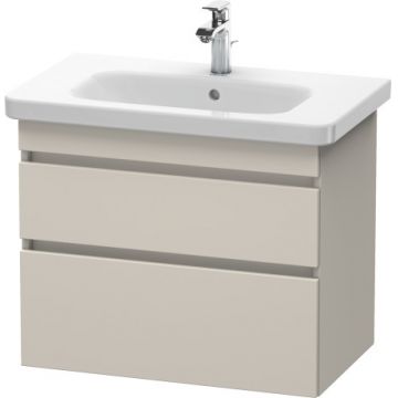 Dulap baza Duravit DuraStyle 73x44.8cm 2 sertare cu inchidere lenta taupe mat