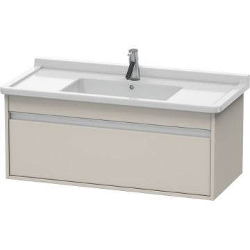 Dulap baza Duravit Ketho 100x46.5cm sertar inchidere lenta taupe mat