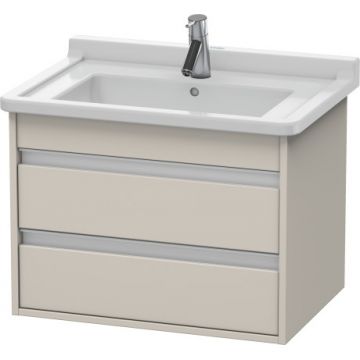 Dulap baza Duravit Ketho 65x46.5cm 2 sertare inchidere lenta taupe mat
