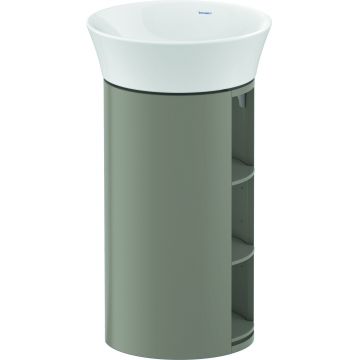 Dulap baza Duravit White Tulip pentru lavoar 236550 75x41cm Stone Grey Satin Matt Lacquer