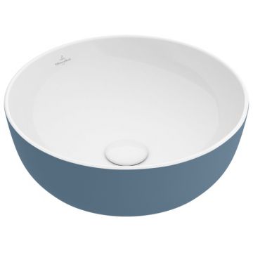 Lavoar tip bol Villeroy & Boch Artis 43cm fara orificiu baterie fara preaplin montare pe blat Ocean