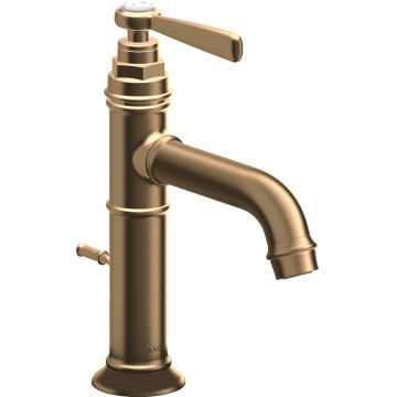 Baterie lavoar Hansgrohe Axor Montreux 100 ventil pop-up bronz periat