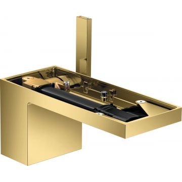 Baterie lavoar Hansgrohe Axor MyEdition 70 ventil push-open fara placa superioara gold optic lustruit