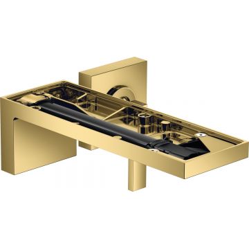 Baterie lavoar Hansgrohe Axor MyEdition cu pipa 221mm montaj incastrat fara placa superioara necesita corp ingropat gold optic lustruit