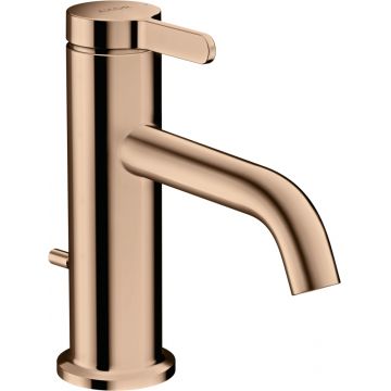 Baterie lavoar Hansgrohe Axor ONE 70 ventil pop-up red gold lustruit