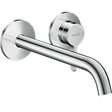 Baterie lavoar Hansgrohe Axor ONE cu pipa 220mm din 2 elemente necesita corp ingropat crom