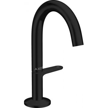 Baterie lavoar Hansgrohe Axor ONE Select 140 ventil push-open negru mat