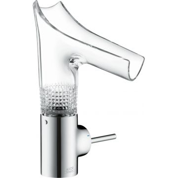 Baterie lavoar Hansgrohe Axor Starck V 140 Diamond Cut crom