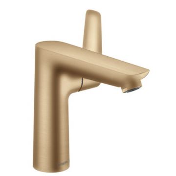 Baterie lavoar Hansgrohe Talis E 150 ventil pop-up bronz periat