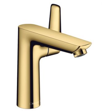 Baterie lavoar Hansgrohe Talis E 150 ventil pop-up gold optic lustruit