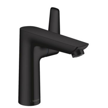 Baterie lavoar Hansgrohe Talis E 150 ventil pop-up negru mat