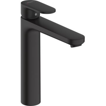 Baterie lavoar Hansgrohe Vernis Blend 190 ventil pop-up pentru lavoar tip bol negru mat