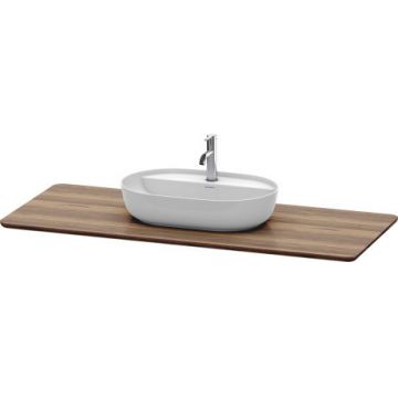 Blat lemn masiv pentru lavoar Duravit Luv 1388x595mm nuc american